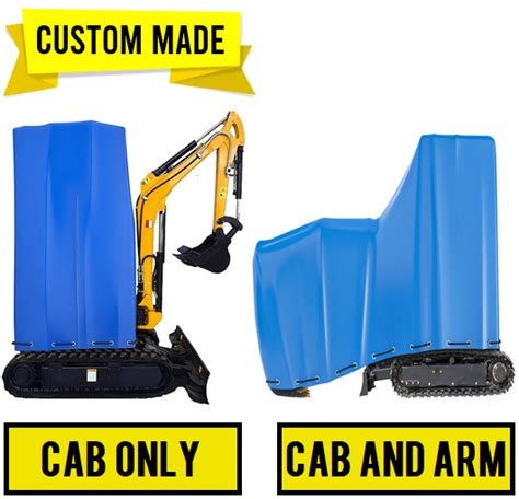 slick track covers for mini excavator|custom made mini excavator covers.